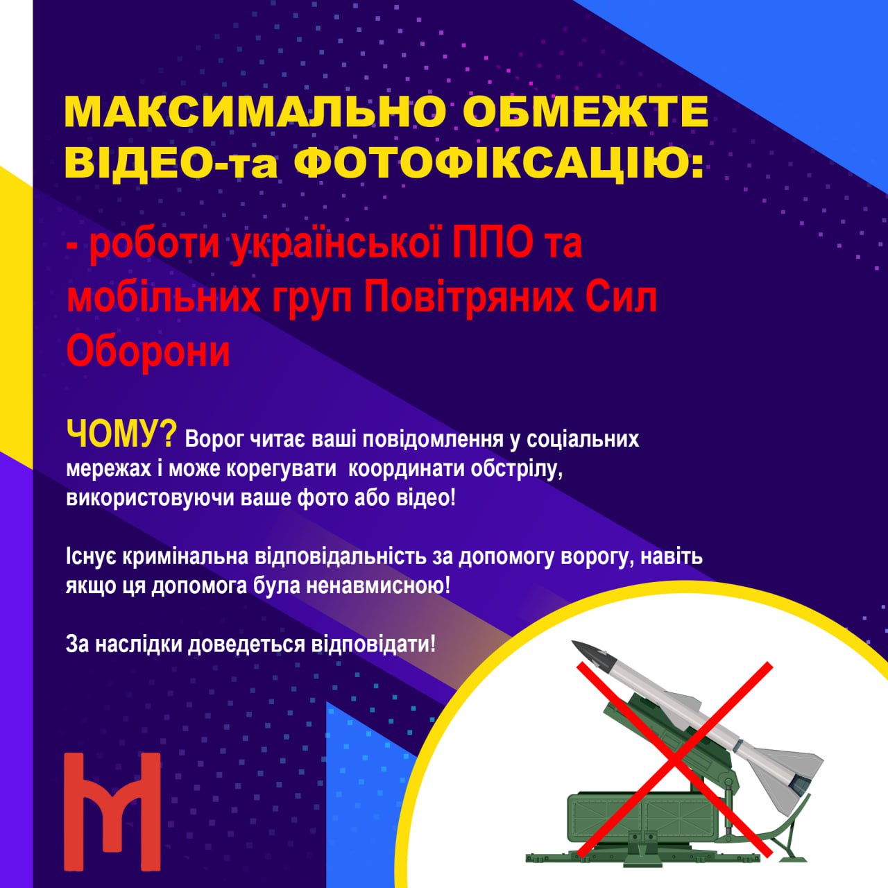 МОЖНА/НЕ МОЖНА Ще раз про фото-та відеозйомку під час воєнного стану