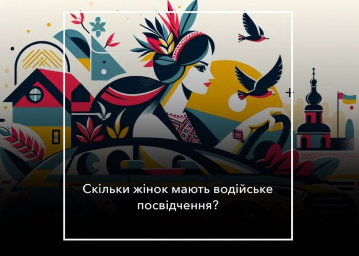 Більшість опитуваних жінок мають водійське посвідчення