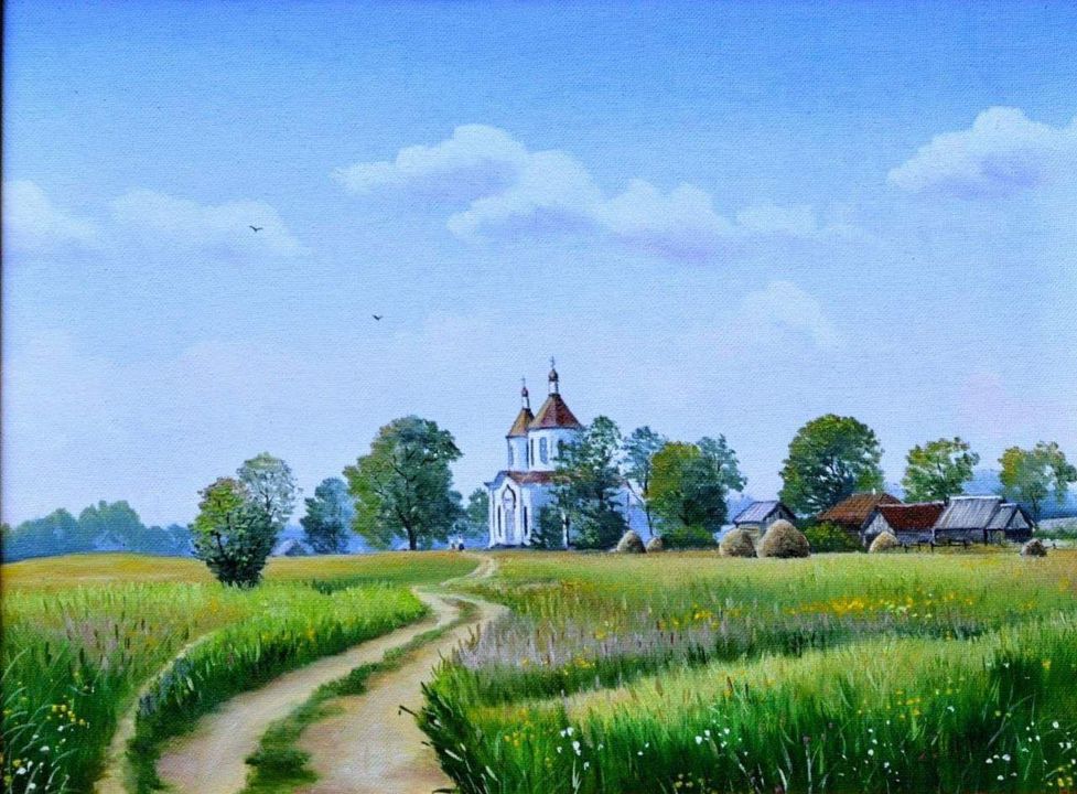 Олександр Велігура, художник, який народився і живе в Семенівці, є автором більш ніж ста картин. Він їх не рахує. Дарує. Часто люди купують. На своїх полотнах живописець відображає краєвиди семенівського краю