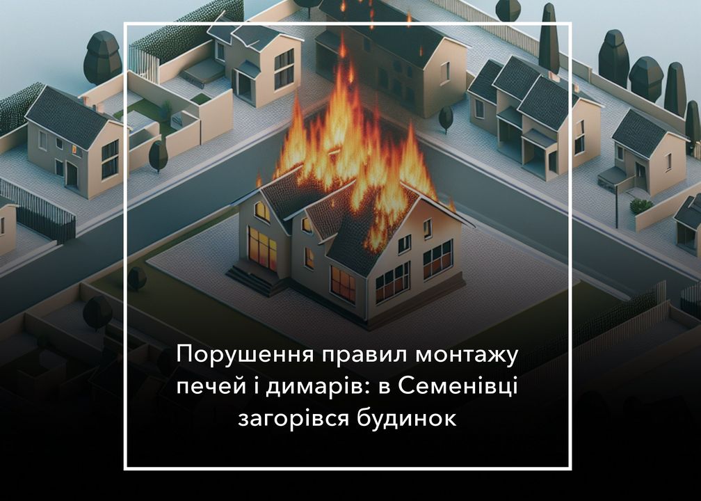 Пожежа в Семенівці: горів будинок