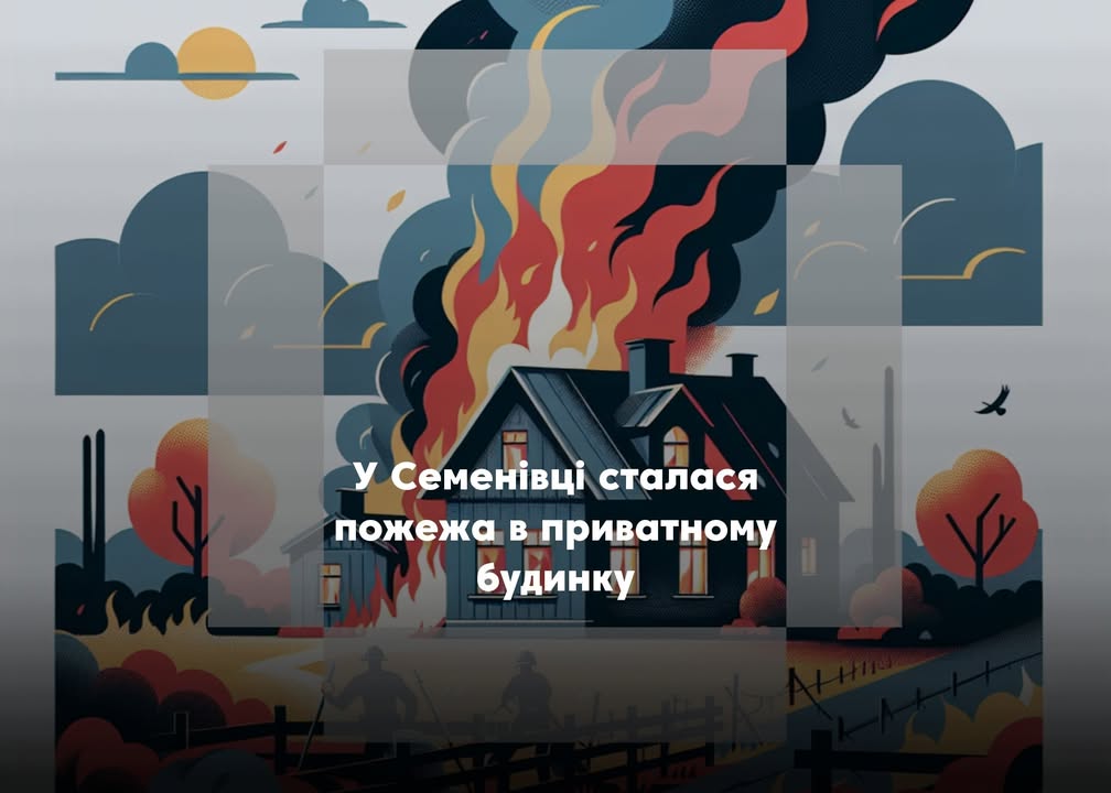 Пожежа на Приозерній: у Семенівці з&rsquo;ясовують причини займання будинку