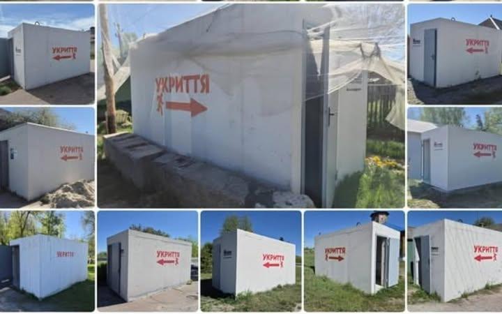 У Семенівці облаштували найщільнішу в області мережу мобільних укриттів для захисту від дронів
