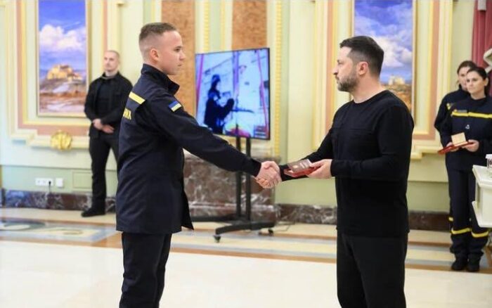 У Семенівці капітана служби цивільного захисту Максима Попела відзначили орденом «За мужність»